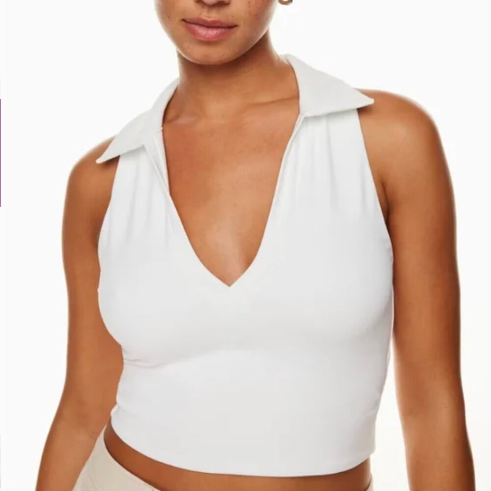 Babaton Polo Crop Top Essential